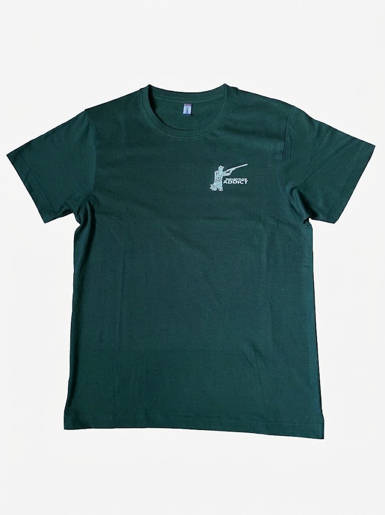 Tee-Shirt Bleu vert Foncé